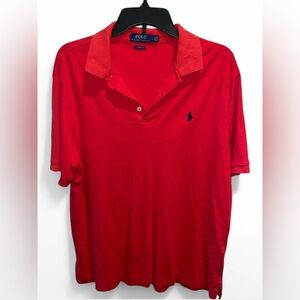 Ralph Lauren Men's Red Polo Shirt